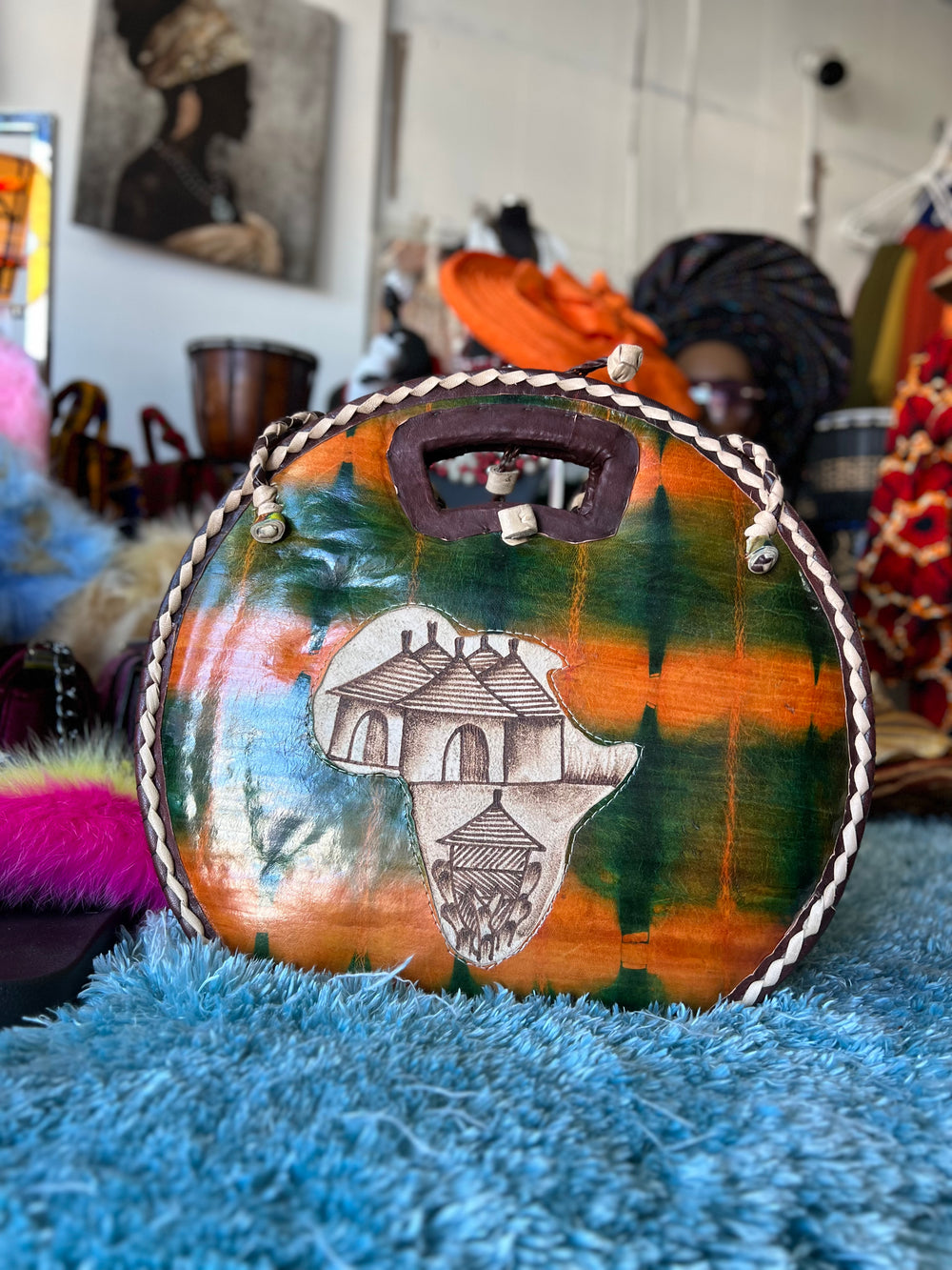 Burkina Faso handmade leather bag🔥