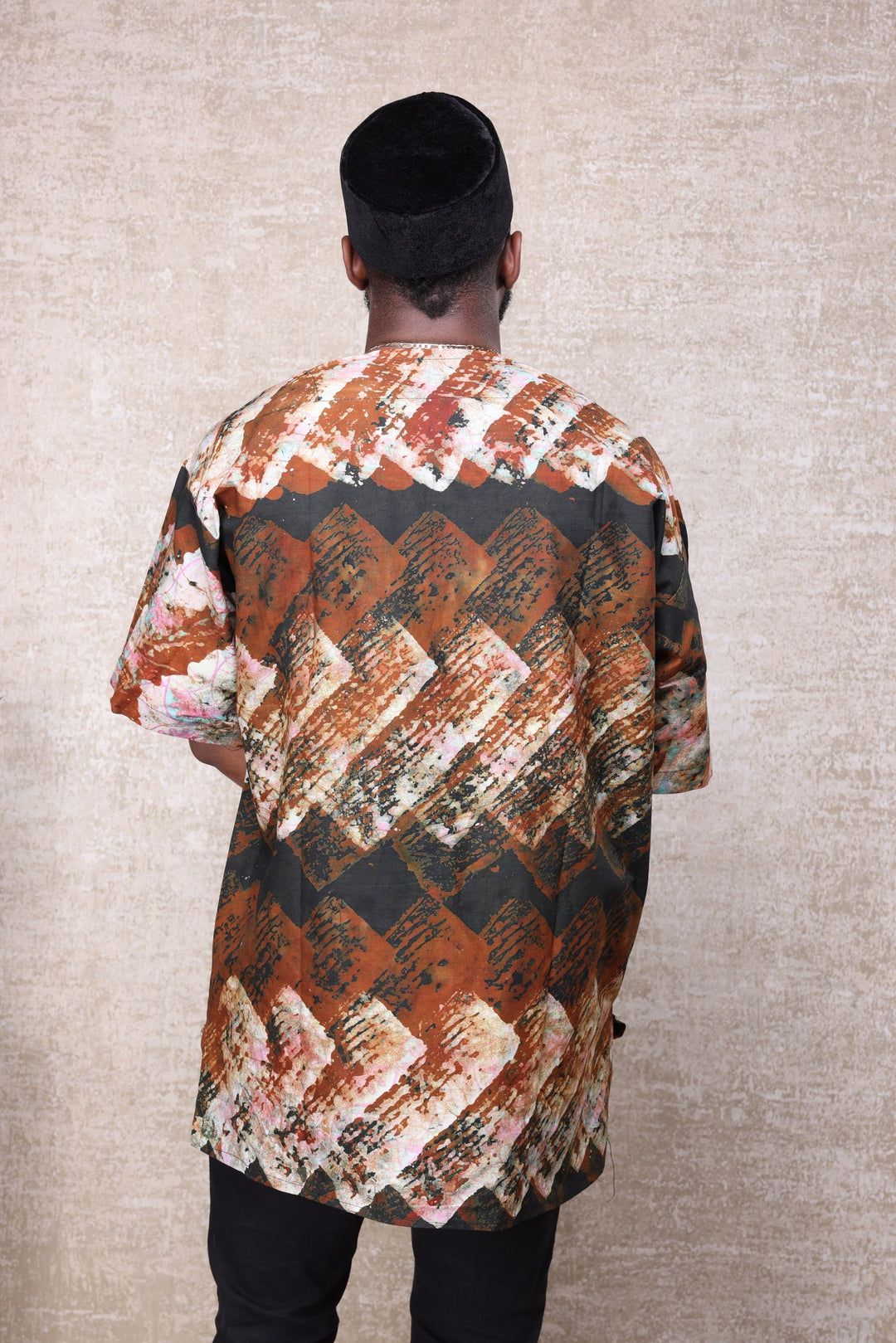 Tribal batik men shirt.