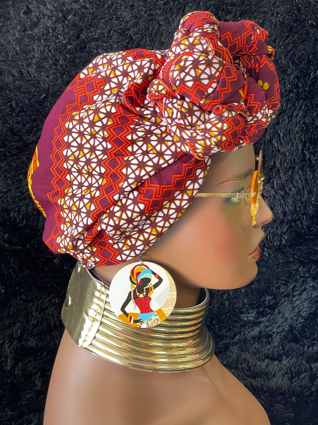 African print pre-tied headwrap/turban🔥🔥