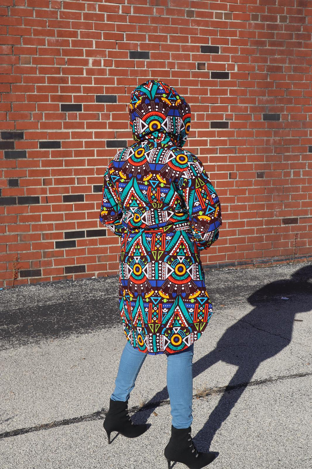 African print unisex hoodie jackets.
