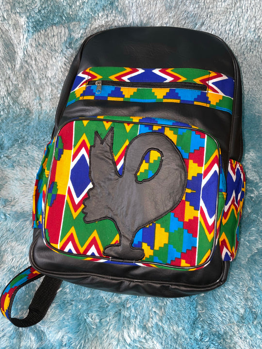 Large African print backpackers🔥