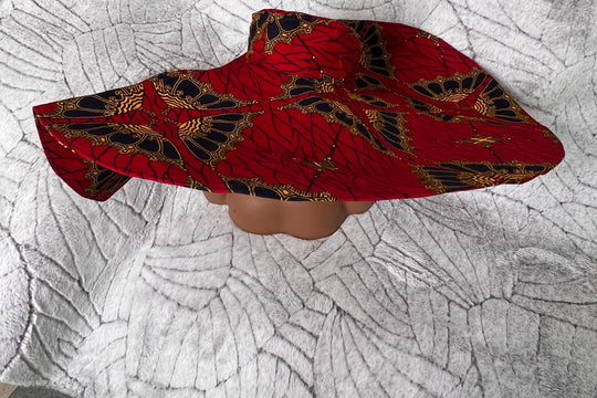 African oversized summer hat.🔥