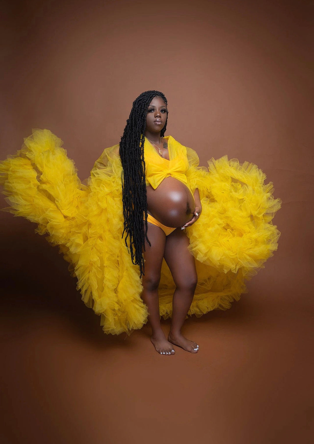 Yellow💛 maternity gown/dress dresses.