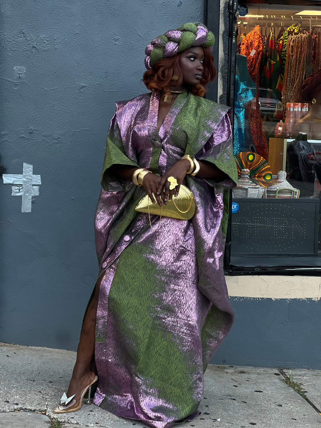 Luxury rich aunty bubu gown