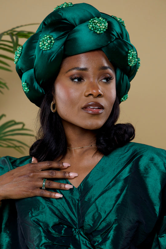 Gigantic braided headgear/headwrap