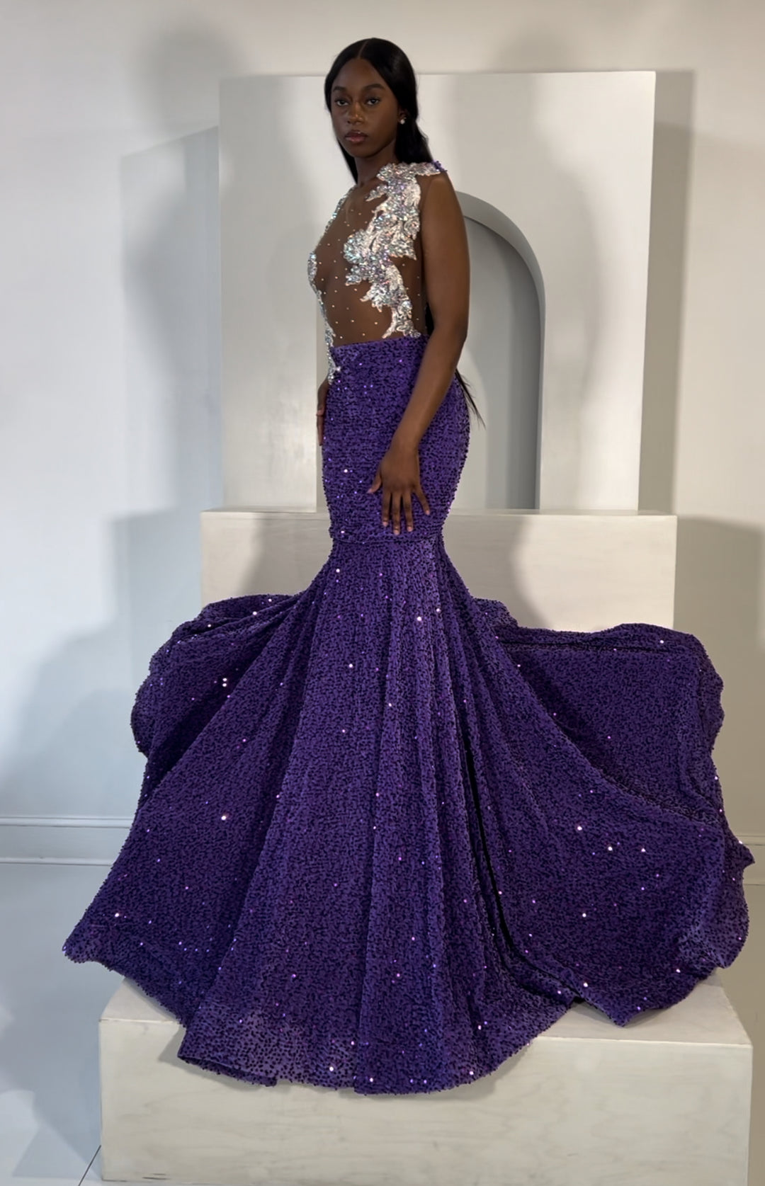 Sequins Prom Dress K.D.Kollections Store Sequins Prom Dress K.D.Kollections Store