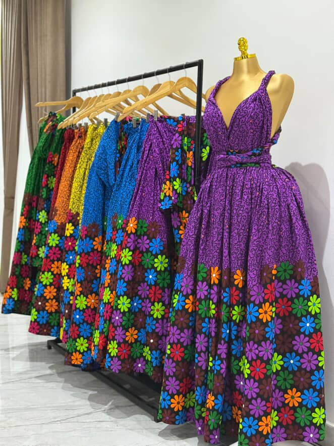 African print long infinity ♾️ maxi dress.