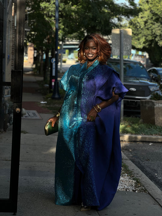 Luxury African rich auntie bubu gown