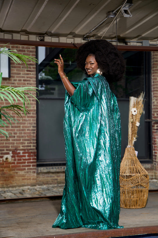 Luxe rich auntie bubu/kaftan gown