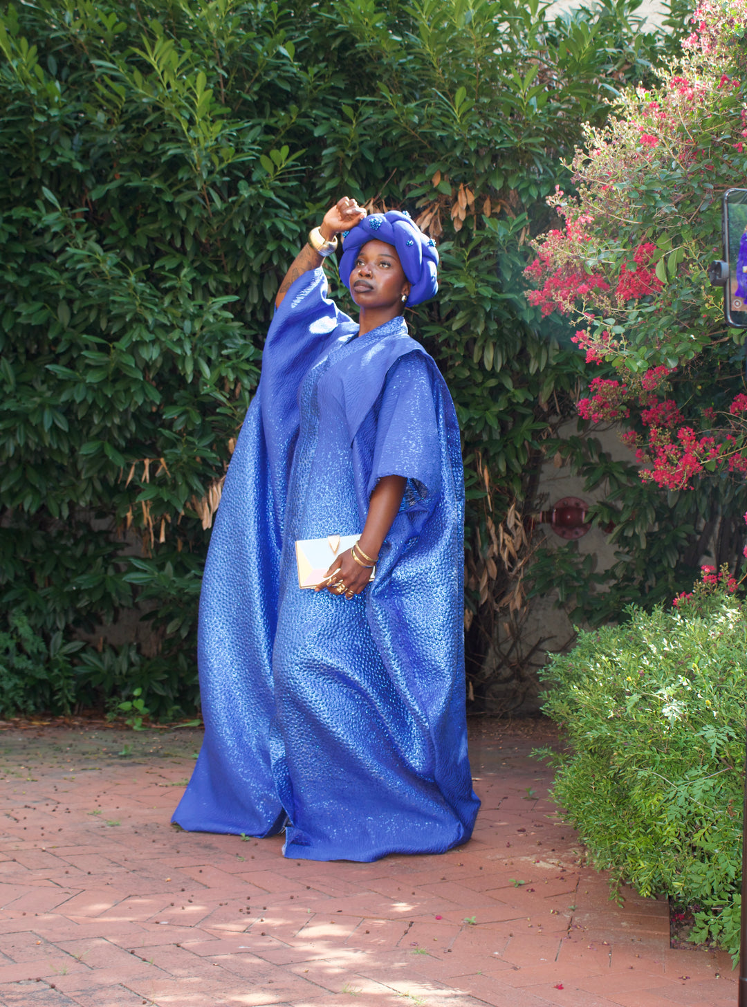 Luxury African rich auntie bubu gown.