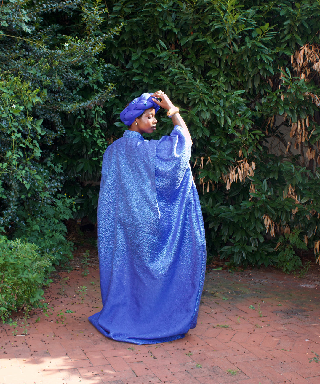 Luxury African rich auntie bubu gown.