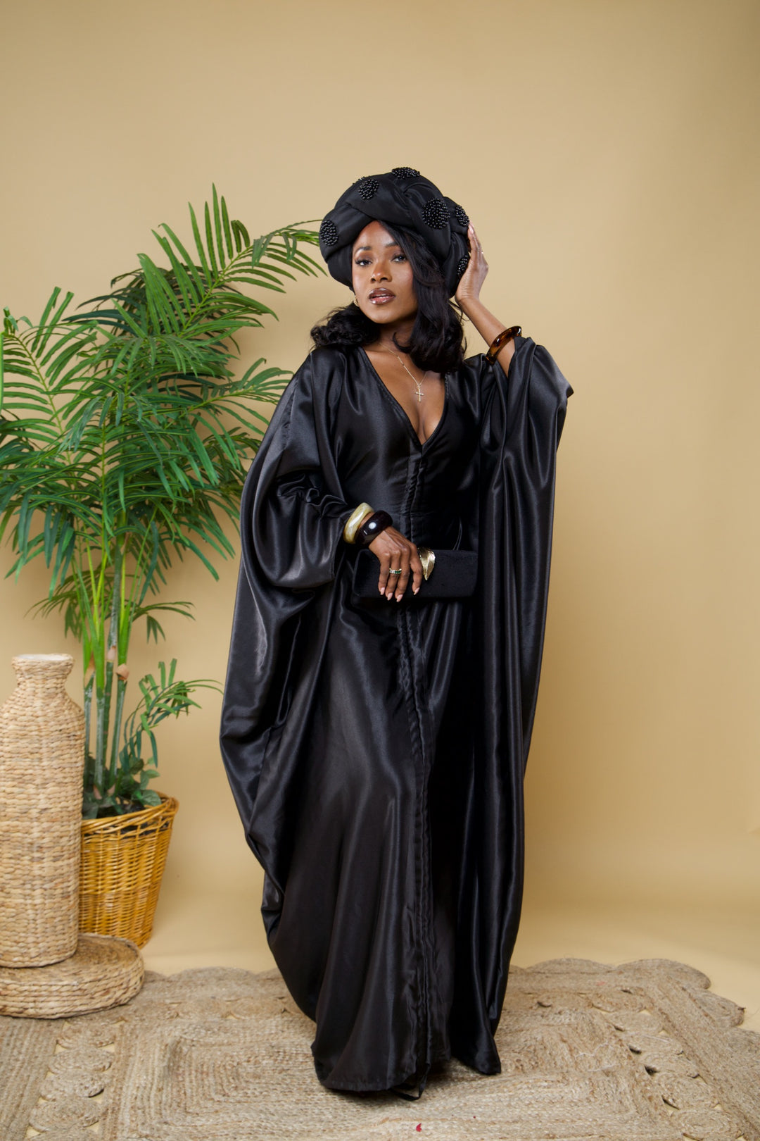Luxe rich auntie bubu gown