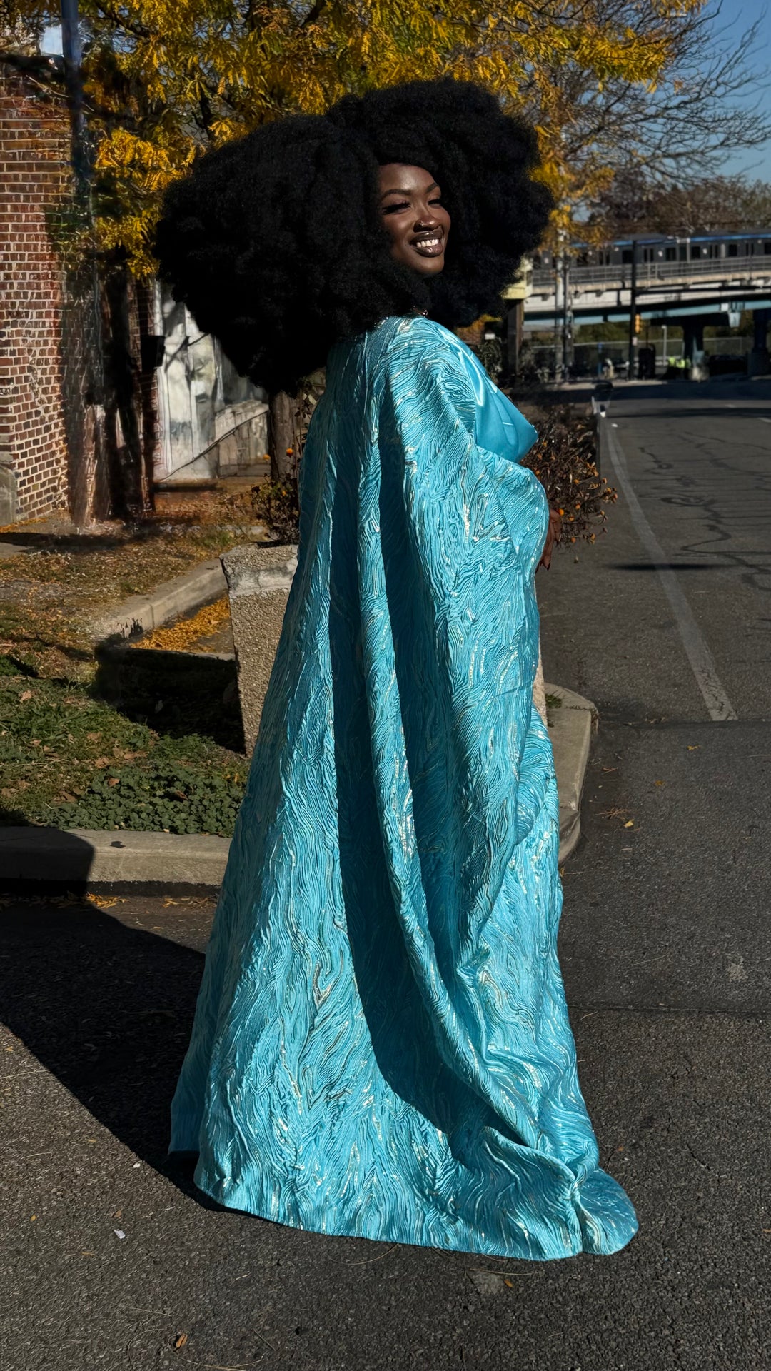 Luxe Premium Brocade Rich Aunty Bubu Gown.