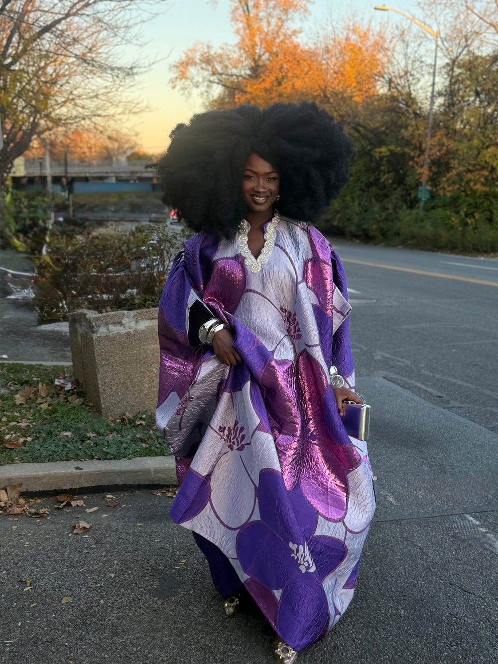 Luxe Premium Brocade Rich Auntie Bubu Gown✨💜