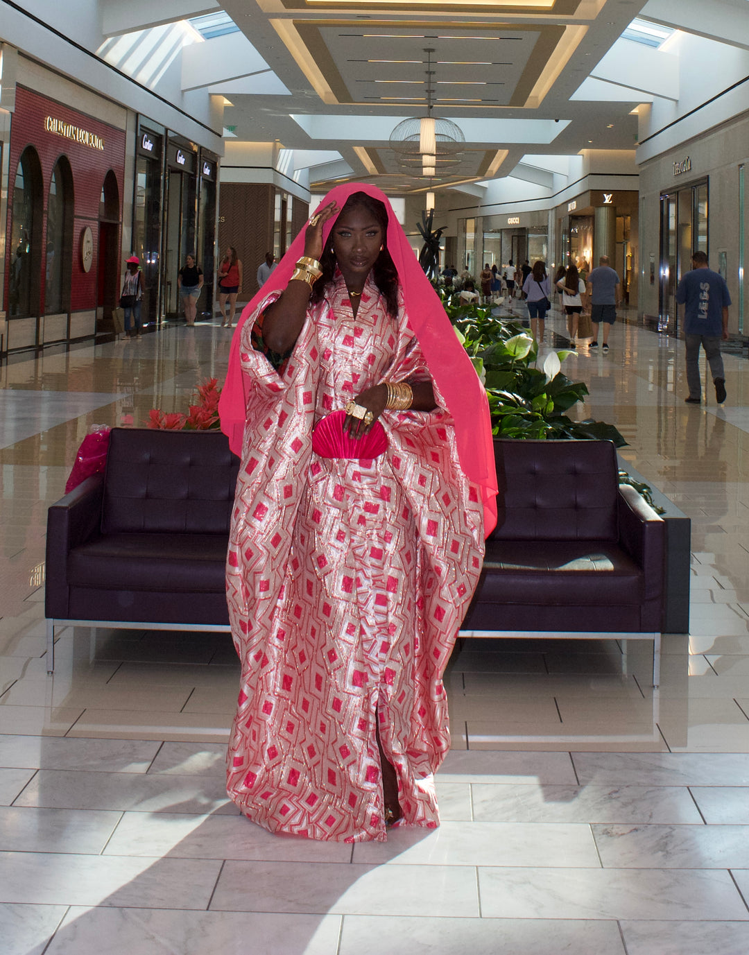 Luxe rich auntie bubu gown.