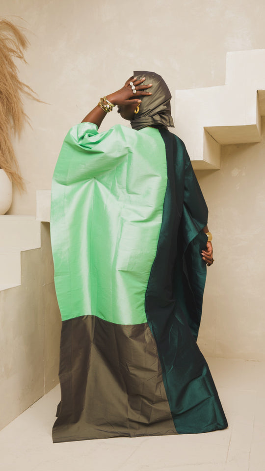 Luxe Premium Rice Auntie Brocade Bubu Gown✨