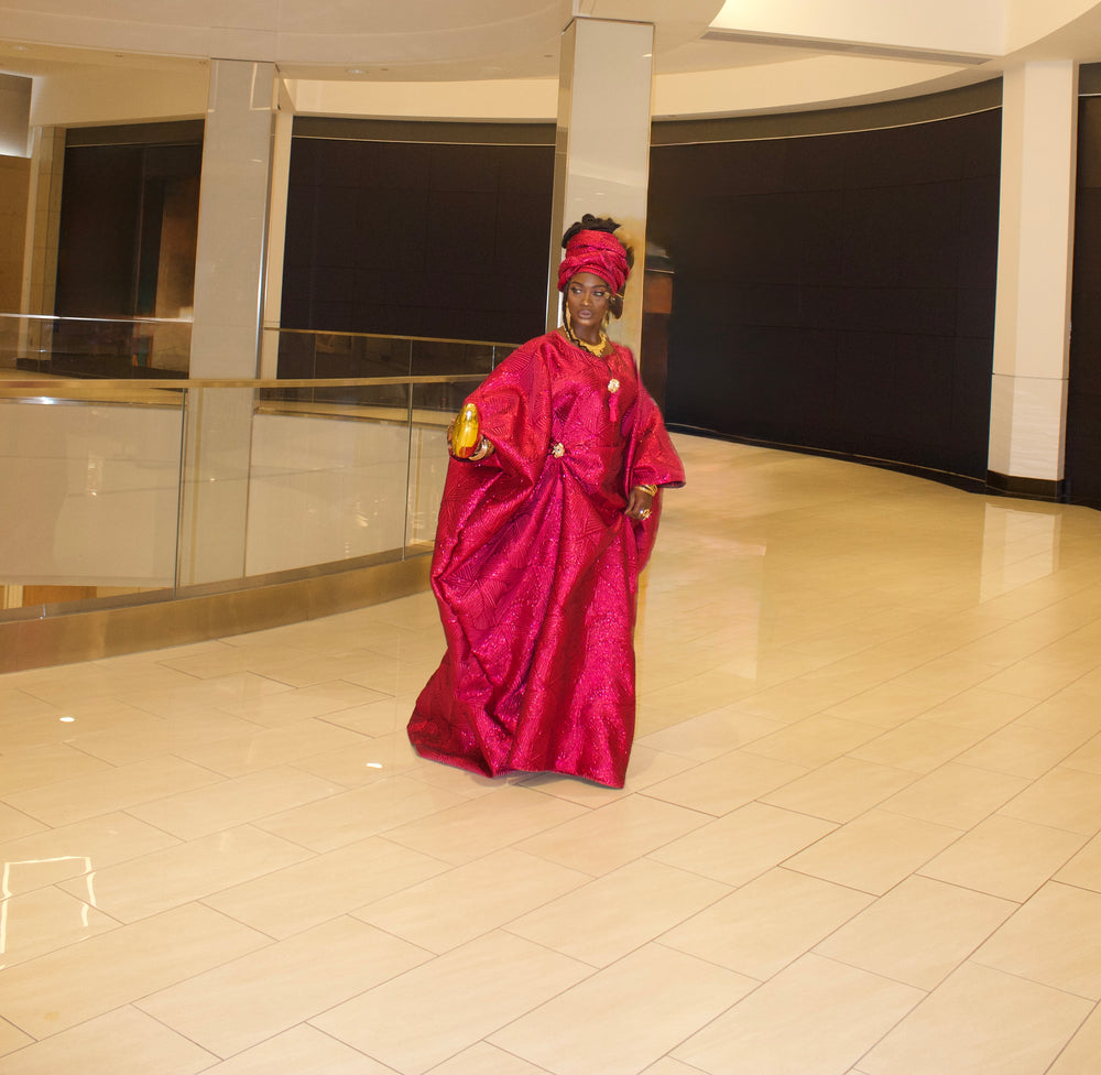 Luxe Brocade Bubu Gown❣️