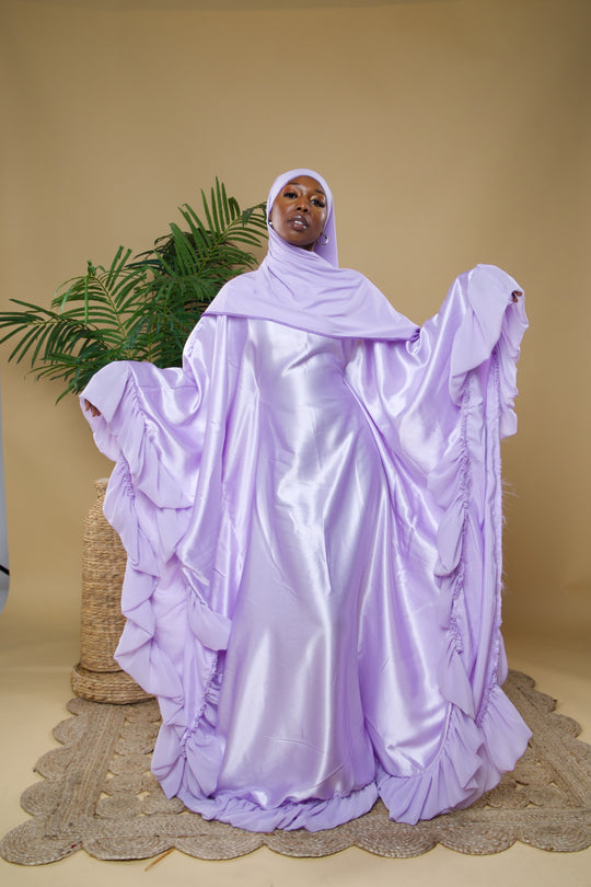 Luxe rich auntie bubu/kaftan gown.