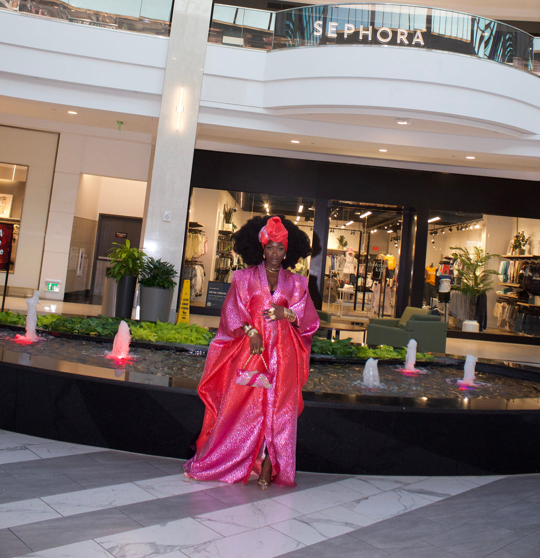 Luxe African rich aunty bubu gown.