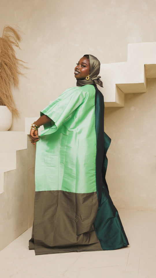 Luxe Premium Rice Auntie Brocade Bubu Gown✨