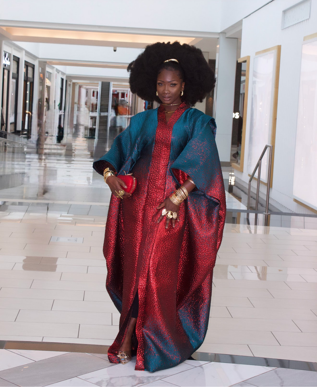 Luxe rich auntie bubu gown