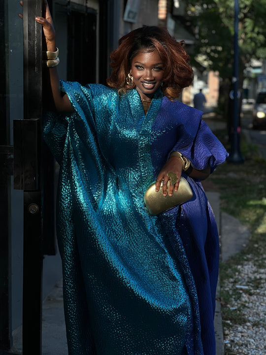 Luxury African rich auntie bubu gown