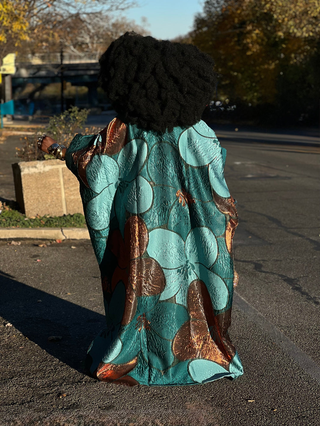 Luxe Premium Brocade Rich Auntie Bubu Gown