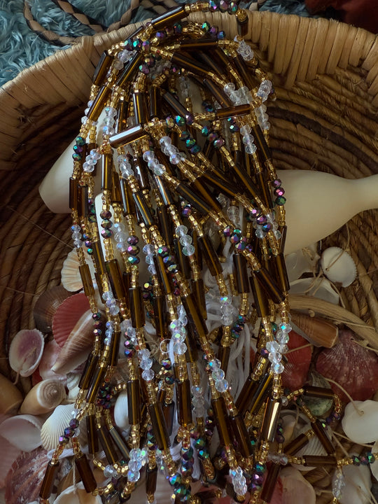 🤎Handmade made waist beads. Plus size fit up to 3x 🔥🔥