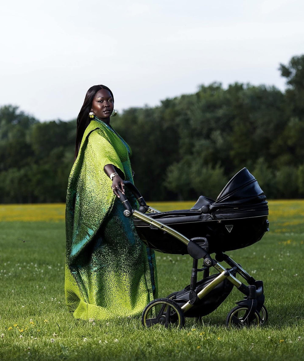 Luxe rich auntie bubu/kaftan gown