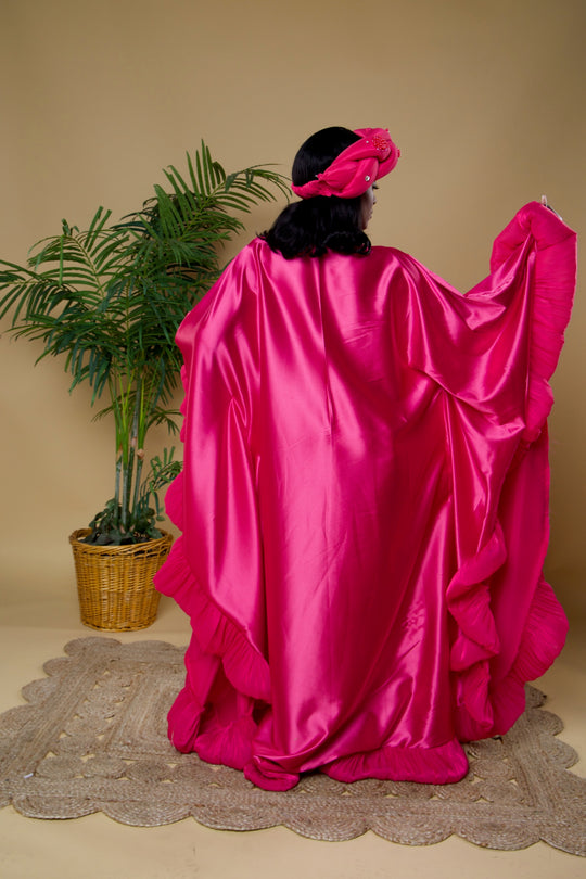 Luxe rich auntie bubu/kaftan gown