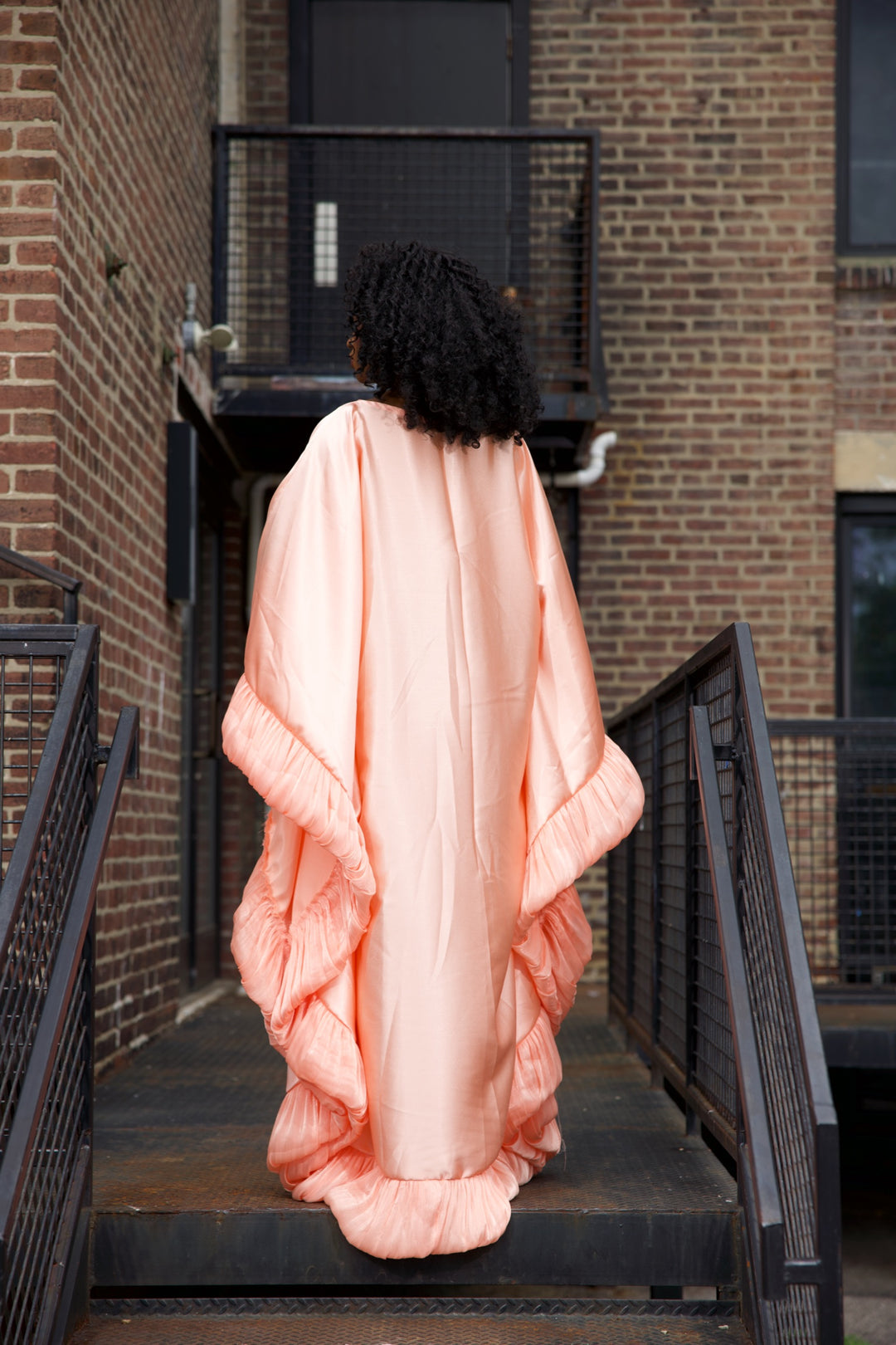 Luxe rich auntie bubu/kaftan gown