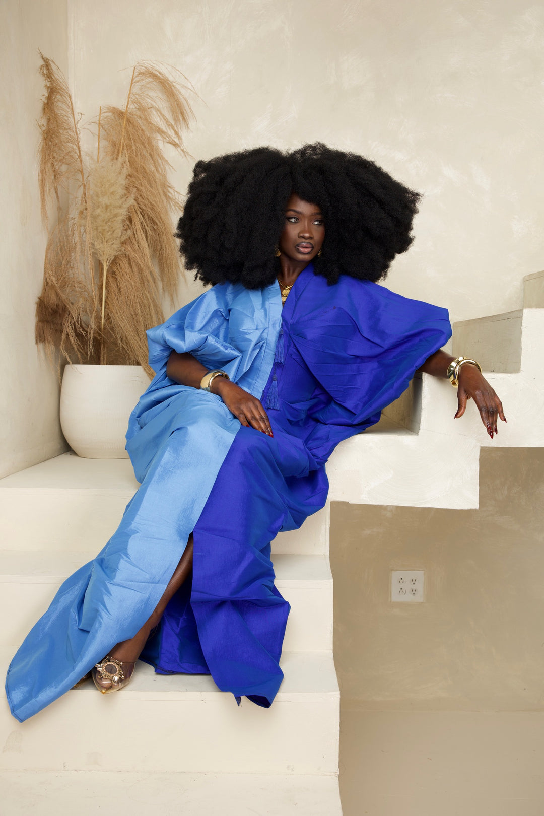 Regal Luxe Premium Taffeta Bubu Gown✨