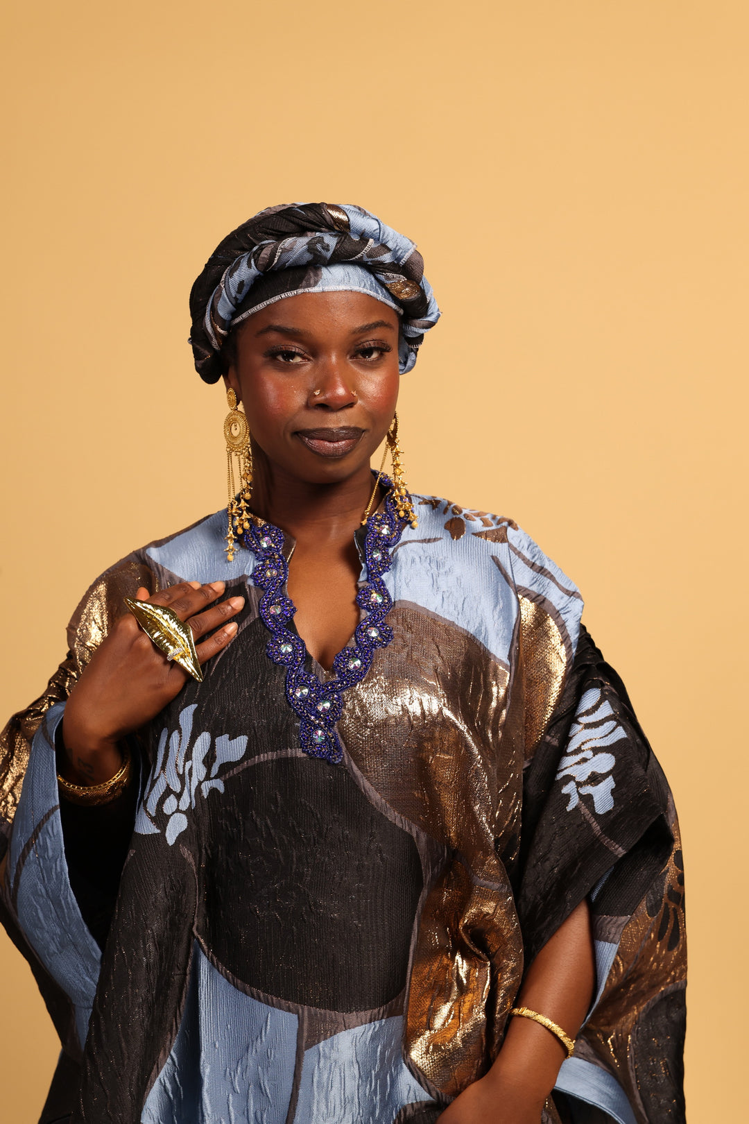 Luxe Premium Brocade Bubu Gown