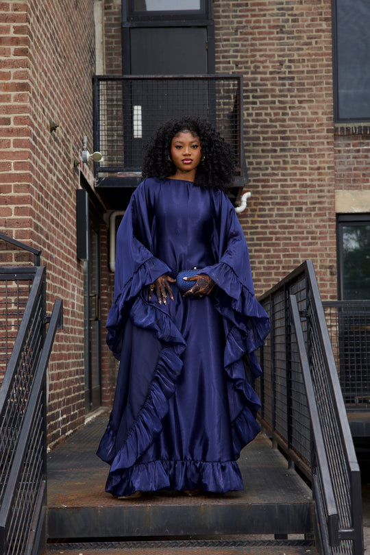 Luxe rich auntie bubu/kaftan gown