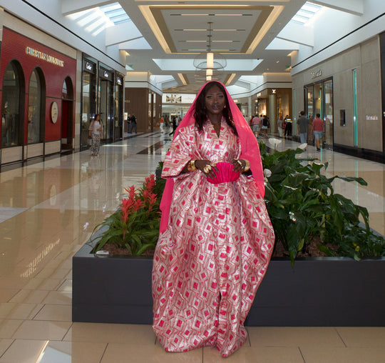 Luxe rich auntie bubu gown.