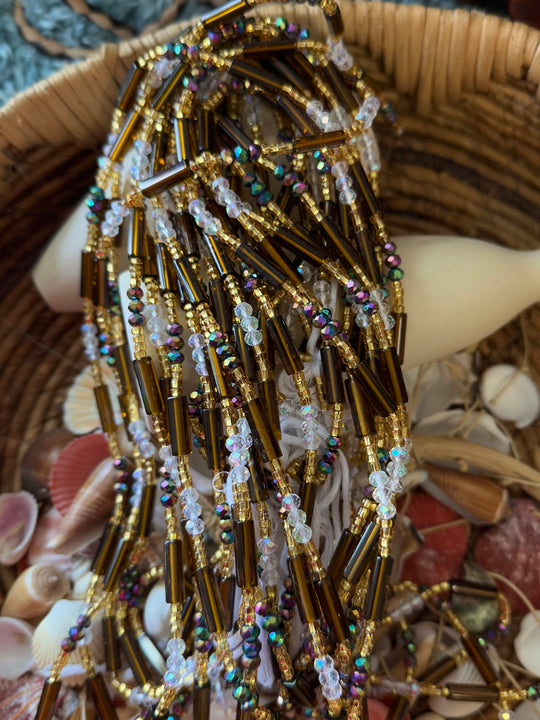 🤎Handmade made waist beads. Plus size fit up to 3x 🔥🔥