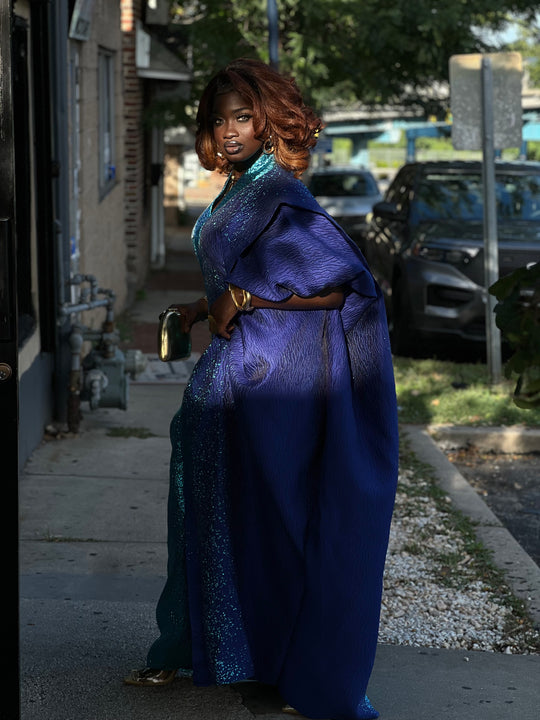 Luxury African rich auntie bubu gown