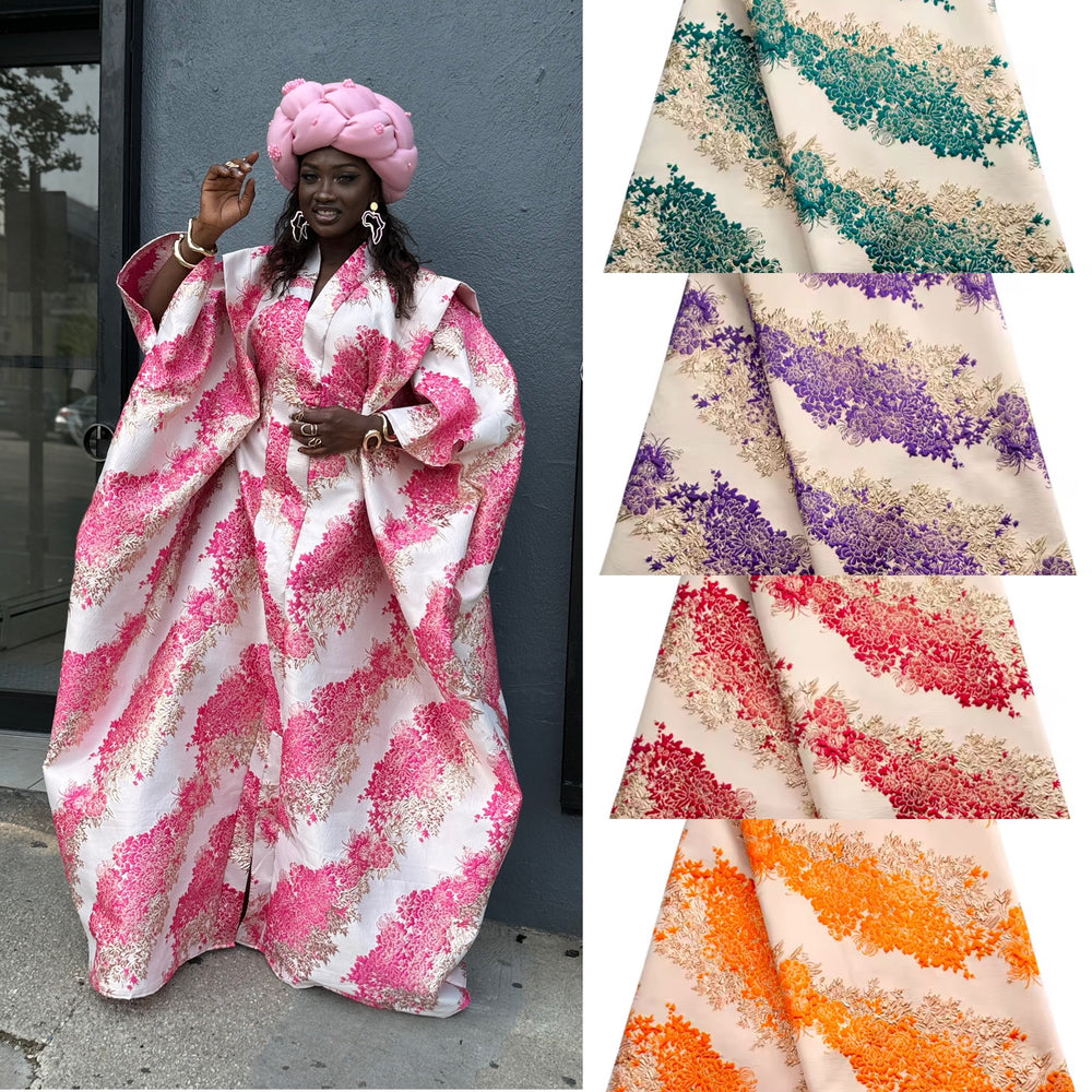 Luxe African rich auntie bubu gown💜