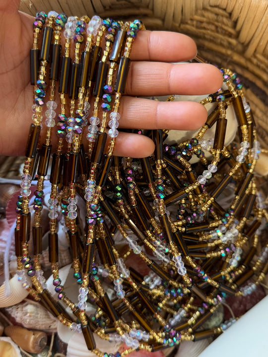 🤎Handmade made waist beads. Plus size fit up to 3x 🔥🔥