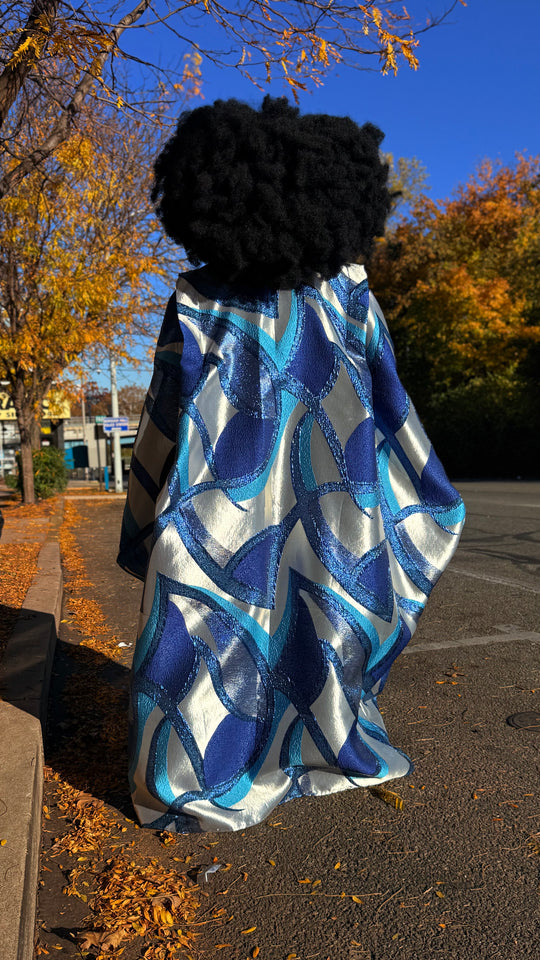 Luxe Premium Brocade Rich Aunty Bubu Gown.