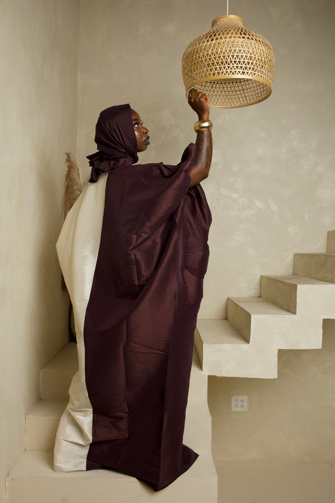 Regal Luxe Premium Taffeta Bubu Gown✨