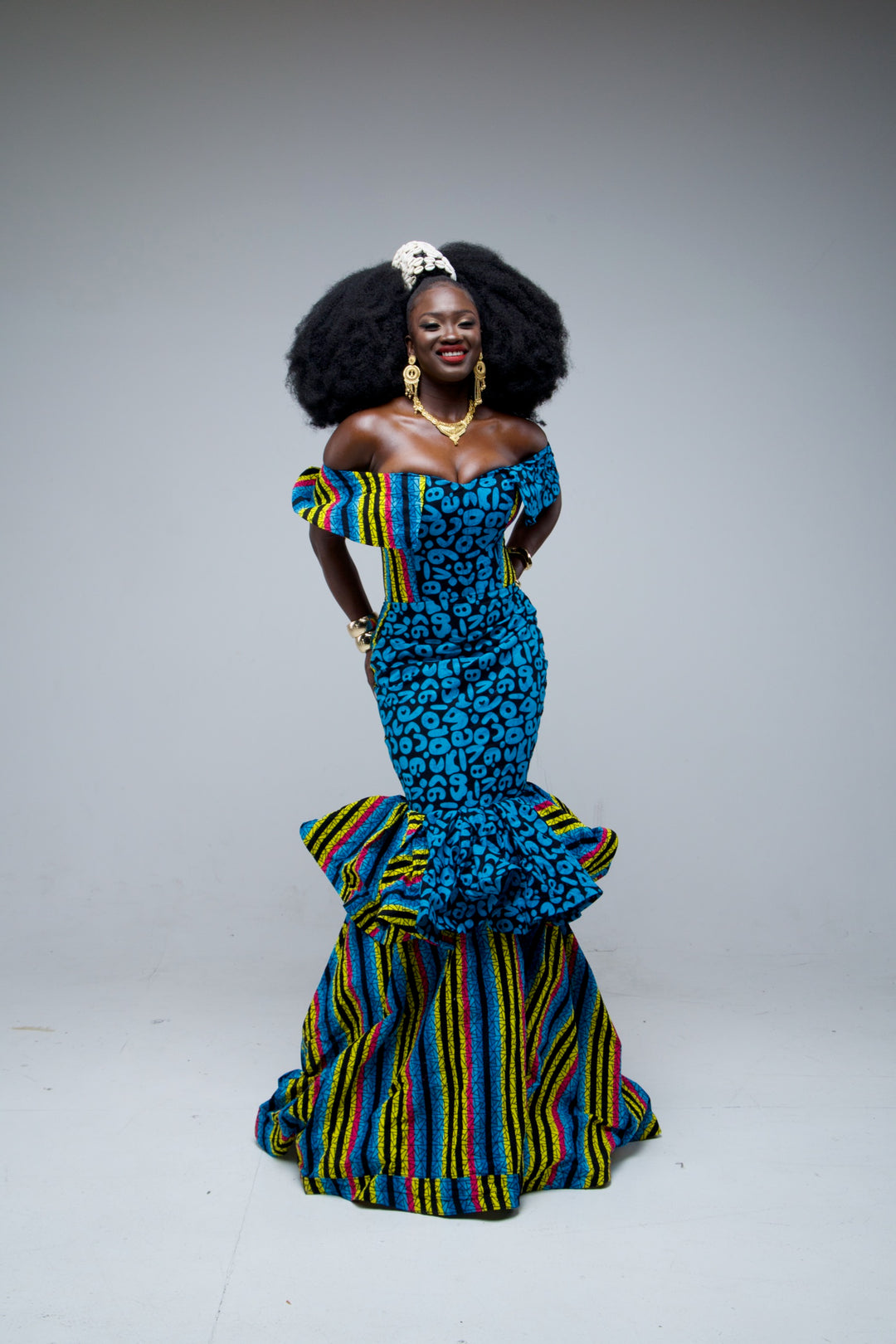 kente mermaid dress African Print Evening Dress Pena, African Print dress, African dress, Kente top and skirt, Ankara dress, Kente dress, Kente wedding Dress