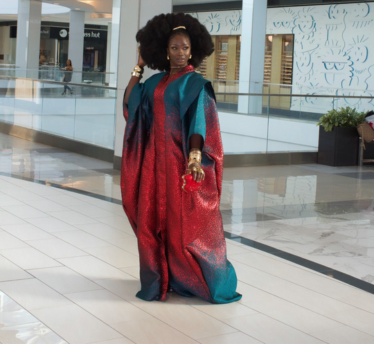 Luxe rich auntie bubu gown