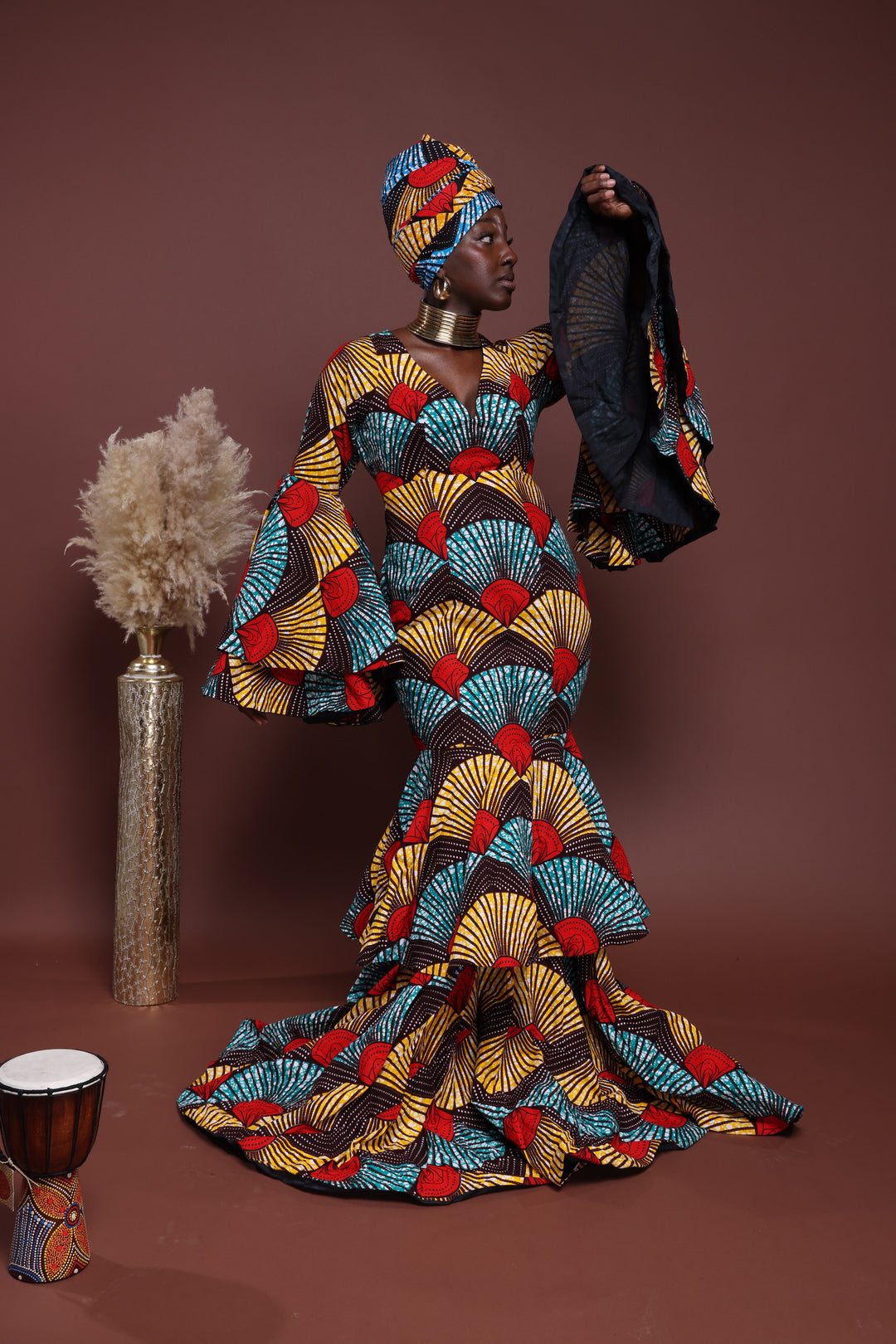 african mermaid dress Custom Order for Andrea| Women's African Clothing| African Mermaid Dress| Wedding Guest Clothing| Prom African Clothing| Coronation Gown