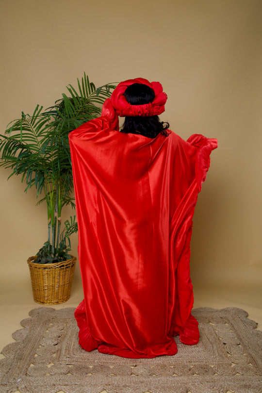 Gigantic braided headgear/headwrap.