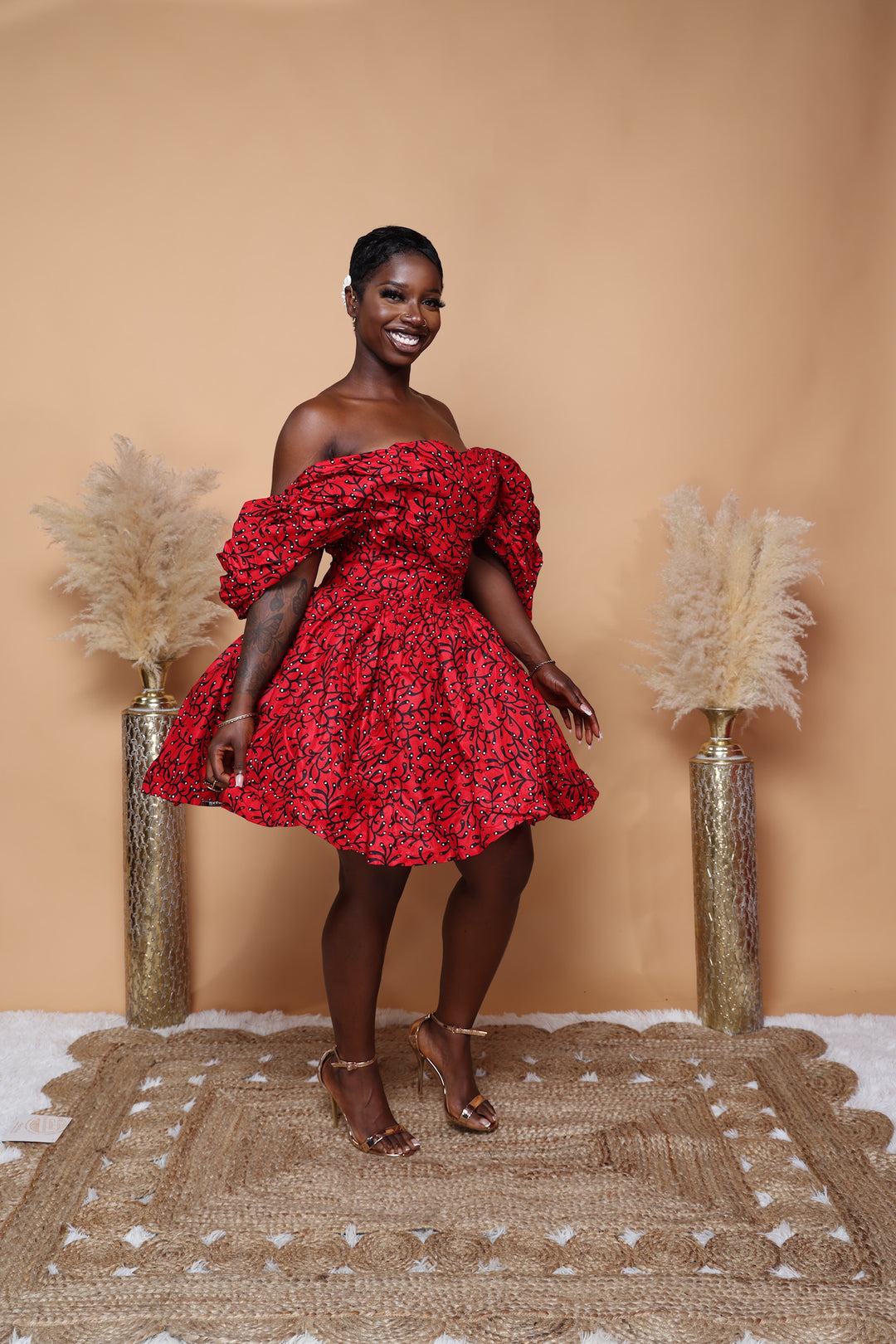 off shoulder african print dress African Print off Shoulder Dress Abeni, African Dress, African Evening Dress, Ankara Dress, Ankara Clothing, African Clothing, Kente Dress