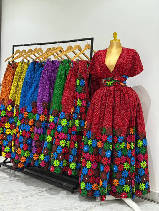 African print infinity ♾️ maxi dress.