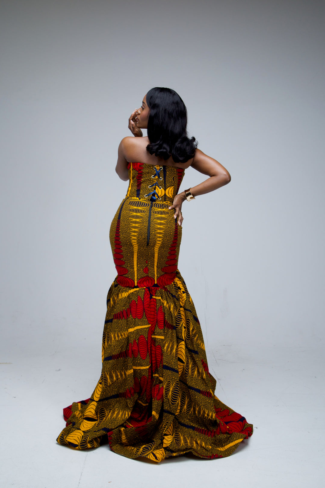 Corset African Print Prom/Wedding Mermaid Dress