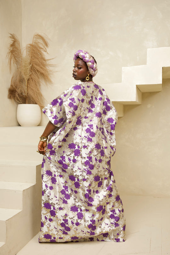 Luxury Premium Brocade Rich Auntie Bubu Gown