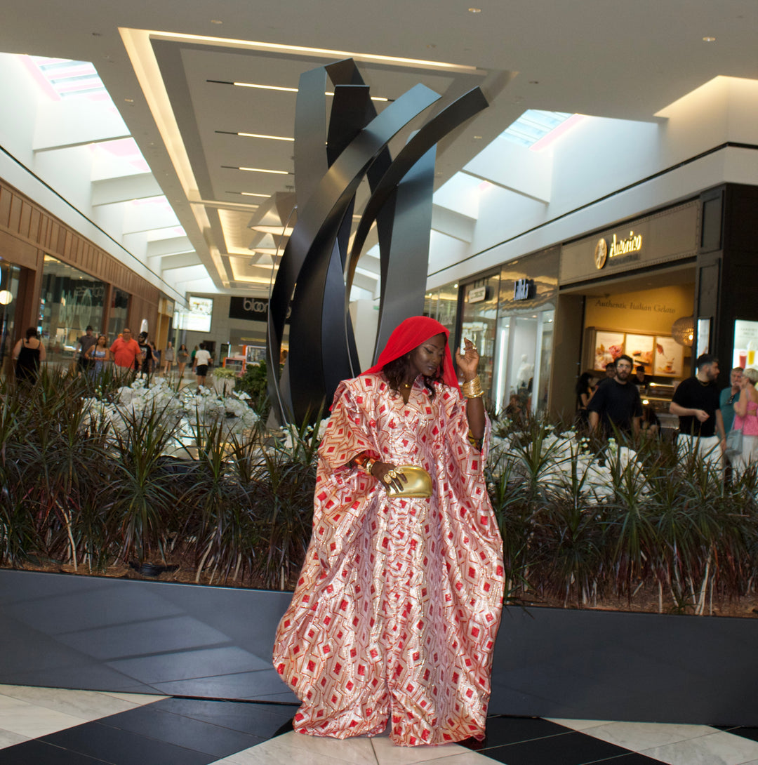 Luxe rich auntie bubu gown.